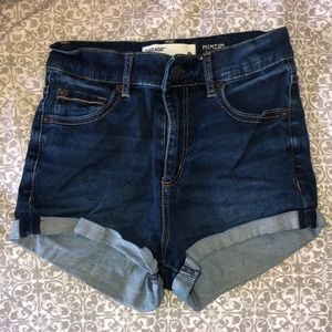 Garage denim shorts